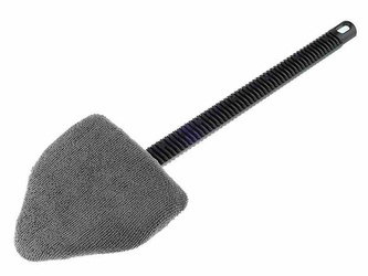 Myjka do szyb z mikrofibry, trójkątna, uchwyt 38 cm