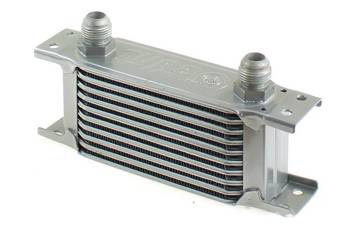 Chłodnica Oleju TurboWorks Slim Line 10-rzędowa 140x75x50 AN8 silver