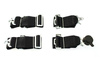 Pasy sportowe 4p 3" Black - Quick