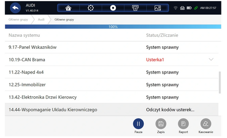 Tester diagnostyczny + programator TPMS RS930 J. Polski