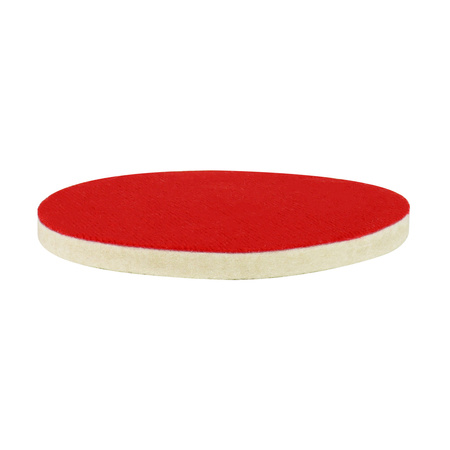 Filc polerski tarcza filcowa na rzep 125 mm x 10 mm AMIO-02650