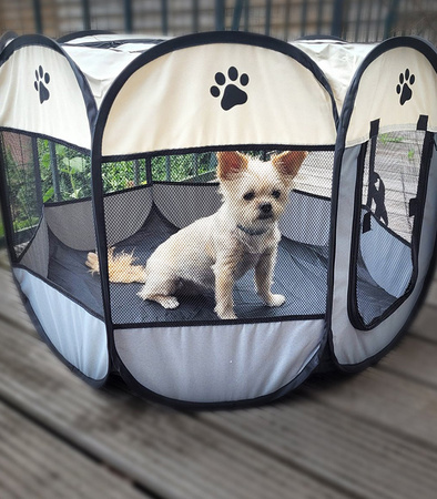 KOJEC DLA PSA KOTA ROZMIAR M SKŁADANY PRZENOŚNY UNIWERSALNY LEGOWISKO KLATKA NAMIOT