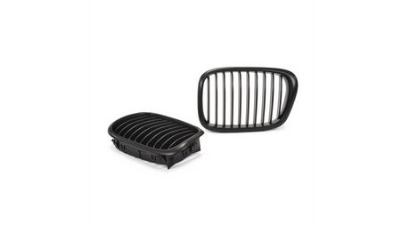 Grill sportowy pojedyncze żeberka Matt Black  BMW 5 (E39) Sedan Touring 1995-2003
