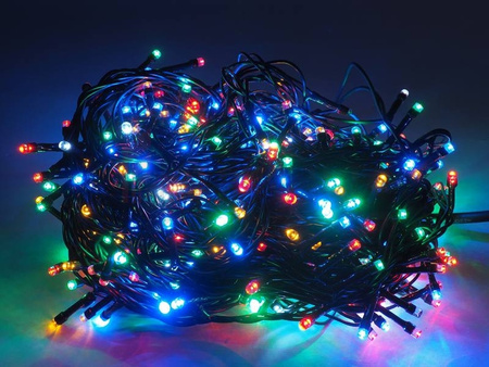 LAMPKI CHOINKOWE 500 LED ZEWNĘTRZNE WEWNĘTRZNE 100M OŚWIETLENIE ŚWIĄTECZNE