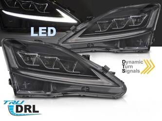 Lampy przednie do Lexus IS 06-13 black full LED