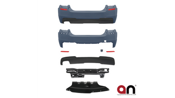 Tylny zderzak sport PDC zestaw z dyfuzorem BMW 5 F10 2010-2017