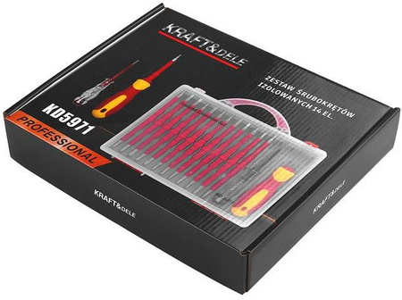 ŚRUBOKRĘTY IZOLOWANE 14EL. KD5971
