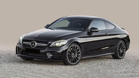 Nakładka na zderzak tylny do Mercedes C COUPE II C205 AMG (Stal)