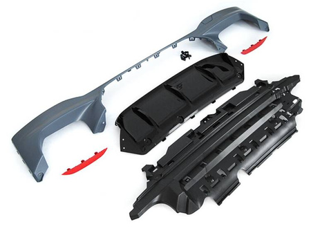 DYFUZOR SPORTOWY DWA WYDECHY BMW G30 G31 LCI