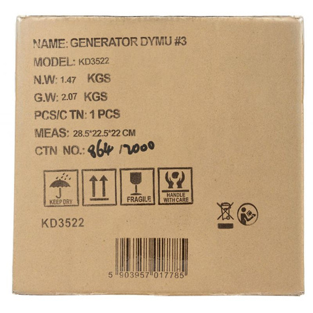 Generator dymu do sprawdzania szczelności układów 12V 18l/min 30ml KD3522