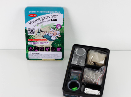 Zestaw do robienia eksperymentów The Purple Cow - Szkoła Przetrwania