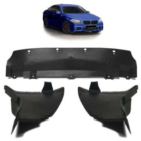 CZEŚCI DOLNE ZDERZAKA do BMW F10 F11 M-PACK 2010-