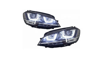 Zestaw Lamp Halogenowych Chrome VW GOLF VII przed liftem 2013-2017