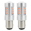 Żarówki LED CANBUS 3030 24SMD 1157 BAY15D PR21/5W Czerwone 12V 24V AMIO-02579