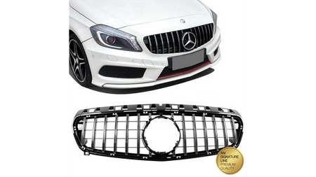 Grill sportowy GT Chrome & Black MERCEDES A-Class W176 przed liftem 2012-2015