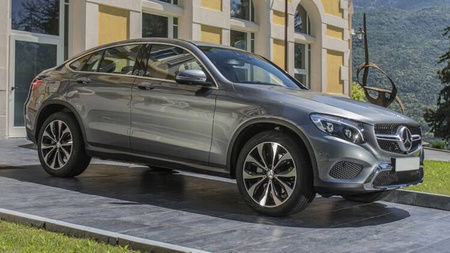 Nakładka na zderzak tylny do MERCEDES GLC C253 Coupe (Stal)