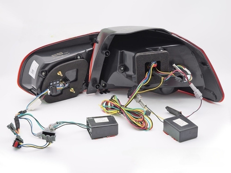 Lampy diodowe red LED OLED do VW Golf 6 VI 08-13