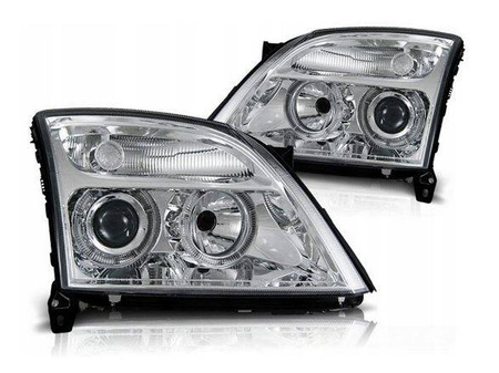 Reflektory lampy przednie Opel Vectra C Depo Angel Eyes
