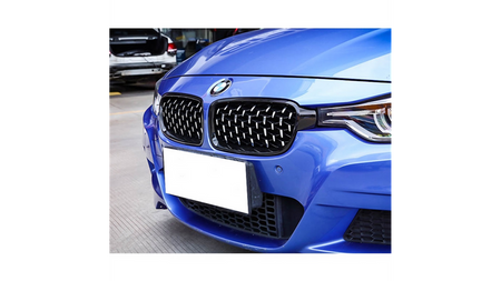 Grill sportowy Gloss Black & Chrome BMW 3 F30 F31 2011-2019