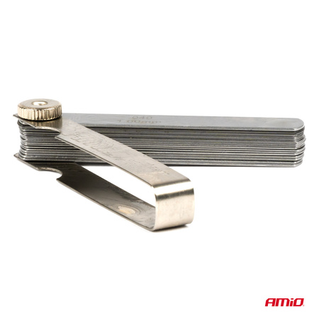 Szczelinomierz listkowy 0,02-1 32 listki AMIO-03287