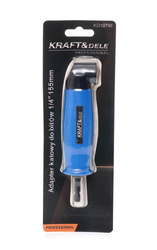 Adapter kątowy 90 °C HEX 1/4" 155mm  na wkrętarkę KD10798