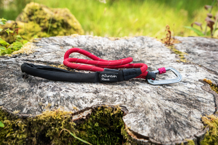 Smycz linowa dla psa Mountain Paws - 120cm  Czerwona