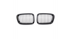 Grill sportowy pojedyncze żeberka Matt Black BMW 3 E46 Compact przed liftem 1998-2001