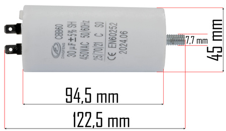 Kondensator do kompresora PM-KO-50T-KN