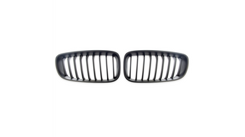 Grill sportowy pojedyncze żeberka Matt Black  BMW 3 (F34) Gran Turismo 2013-2020