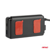 Rozdzielacz rozgałęźnik trójnik zapalniczki + woltomierz ładowarka USB USB-C 12V 24V AMIO-03781