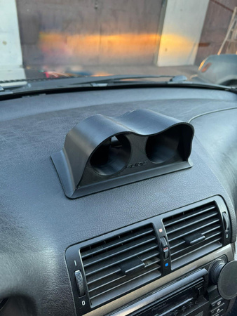 Adapter do Zegarów 2x 60mm na deskę BMW 3 E46