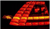 Lampy diodowe Vw Golf 7 VII 13-17 black led dts