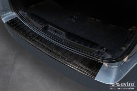 Nakładka na zderzak tylny do PEUGEOT 508 SW (Carbon Fiber)