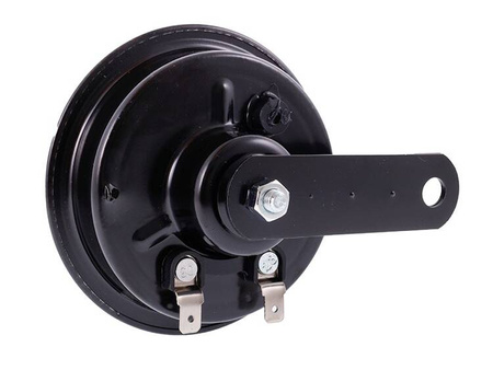 Klakson 12V, 118 dB, średnica 90 mm, homologacja E9