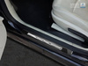 Uniwersalne nakładki ochronne na progi Carbon Fiber + Aluminium