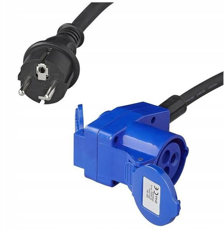 Adapter Cee Wtyk Na Gniazdo 230v Kabel Kamper