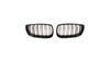 Grill sportowy podwójne żeberka Gloss Black BMW 3 E92 E93 przed liftem 2005-2010