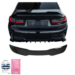 SPOILER NA KLAPĘ DO BMW M340i G20 18- G80 22- GLOSS BLACK
