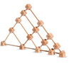 Drewniane klocki konstrukcyjne Mini Trigonos M - 85 el.