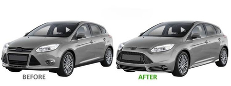 Zderzak przedni sport do Ford Focus mk3 11-14