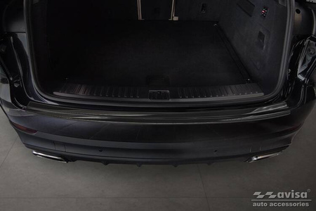 Nakładka na zderzak tylny do Porsche Cayenne 3 (Czarna)