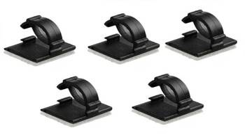 Klipsy montażowe do kabli 19x14mm 5szt.  KD10083