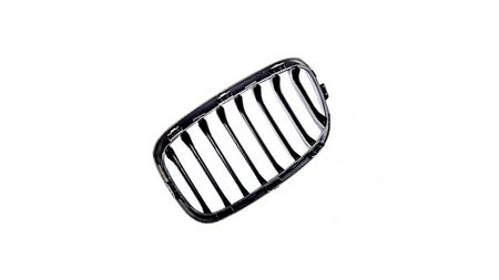 Grill sportowy pojedyncze żeberka Carbon Look BMW 1 F20 F21 przed liftem 2011-2015