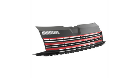 Grille badgeless with Red Trims VW T6 2015-2019