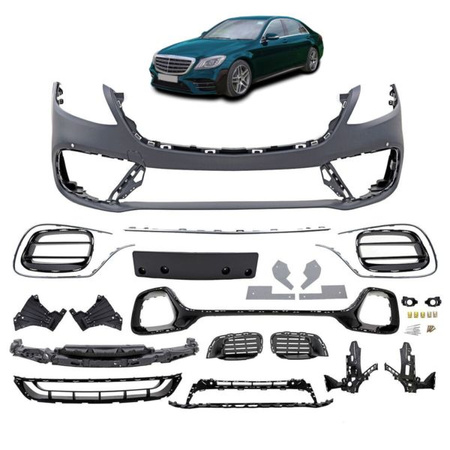 ZDERZAK PRZEDNI DO MERCEDESA W222 LCI 17-21 PDC