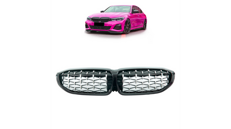 Grill sportowy Gloss Black & Chrome BMW 3 G20 G21 przed liftem 2019-2022