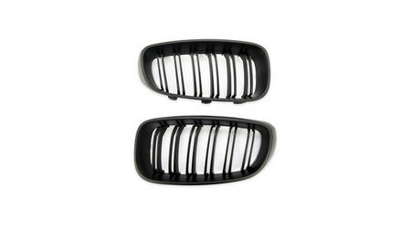 Grill sportowy podwójne żeberka Matt Black BMW 3 F34 2013-2020