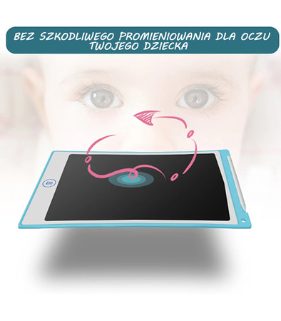 TABLET GRAFICZNY 10" ZNIKOPIS DLA DZIECKA WYŚWIETLACZ LCD + RYSIK