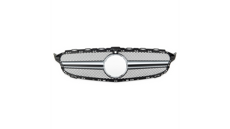 Grill sportowy Silver A-Type Camera MERCEDES C-Class W205 S205 A205 C205 przed liftem 2014-2018