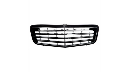 Radiator Grille Gloss Black MERCEDES E-Class W211 S211 Facelift 2006-2009